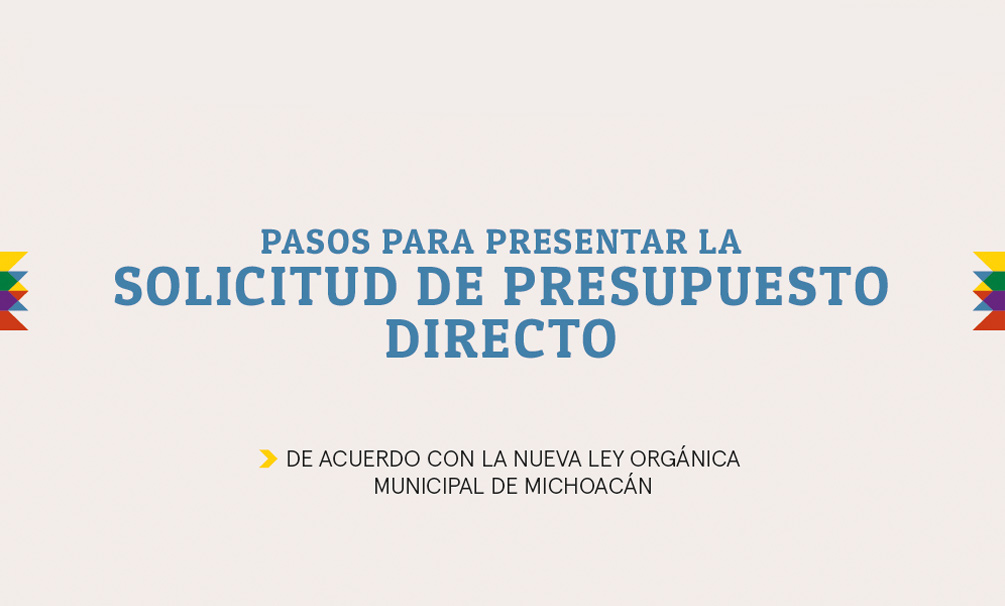 Pasos para el presupuesto directo