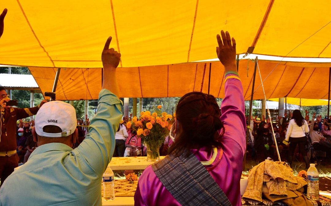 Consulta Previa, Libre e Informada en Crescencio Morales, Zitácuaro.